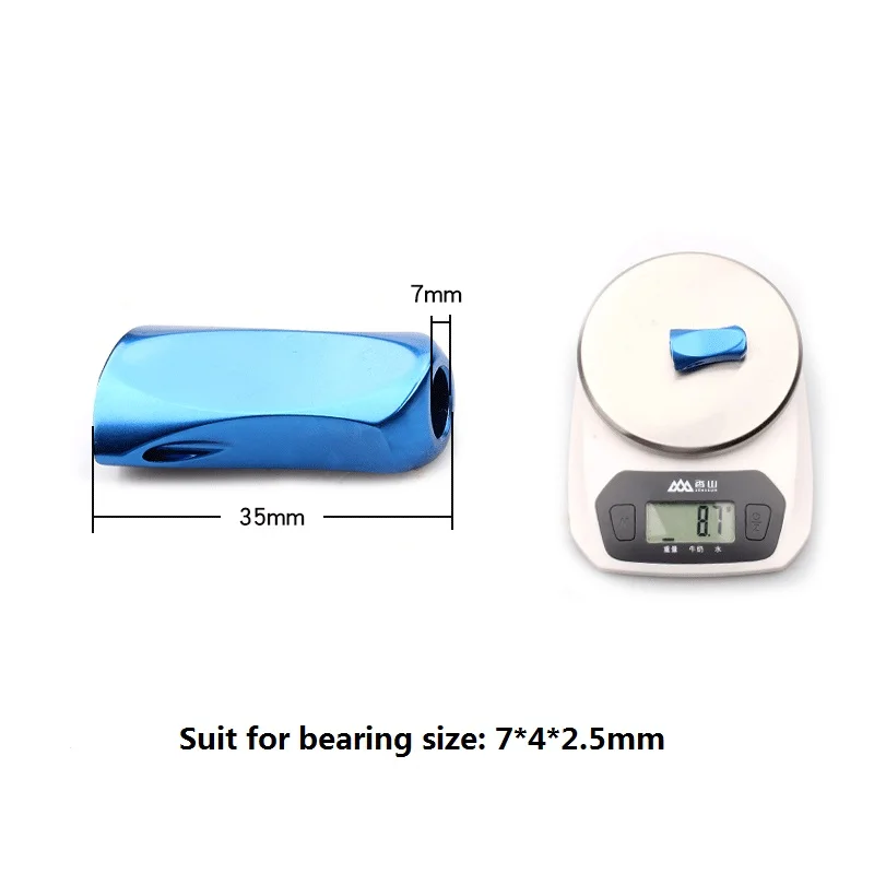 Kawa 1pc Fishing Reel Handle Knob For D/ S / A Alloy Aluminum Materail Length 35mm Weight 8.g/pc Accessory Fishing Reel DIY