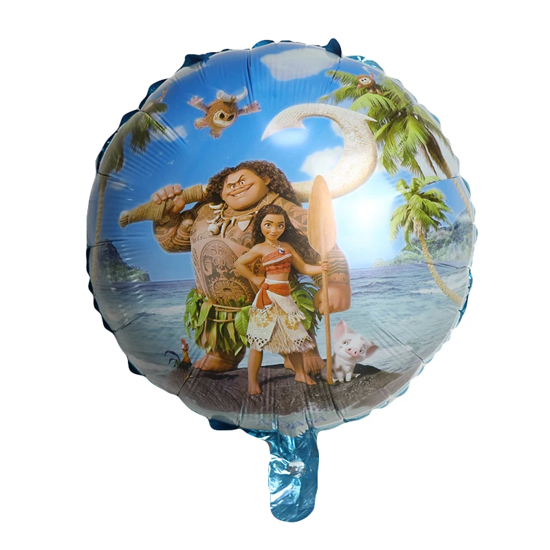 1 шт. 18 дюймов мультфильм Моана воздушный шар с днем рождения надувной гелиевый воздушный шар из фольги для детей Мальчики Девочки вечерние украшения поставки