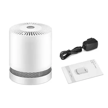 

Air Purifier For Home True Hepa Filters Compact Desktop Purifiers Filtration With Night Light Air Cleaner