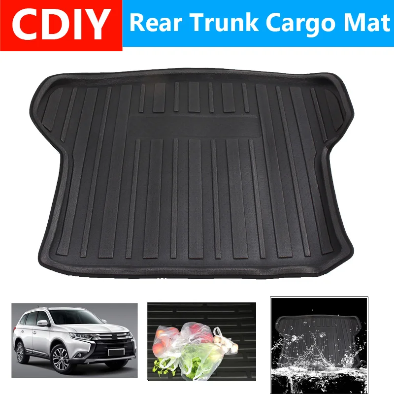 

Audew Rear Trunk Cargo Floor Mat For Mitsubishi Outlander 2013-2019 Waterproof Anti-skid Shock-proof Buffer Performance