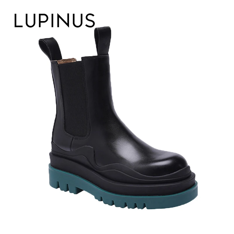 Lupinus/Роскошные брендовые дизайнерские женские ботинки Зимние ботильоны на