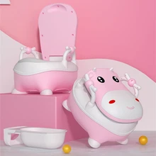 Siège de toilette universel pour enfants, siège de toilette pour enfants en voyage, pot en forme de mignon, grand coussin, quatre saisons 
