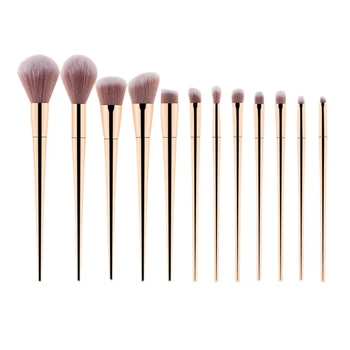 

Cheekdourl 12Pcs/Set Makeup Brushes Set for Cosmetic Foundation Powder Blush Eyeshadow Kabuki Blending Make Up Brush