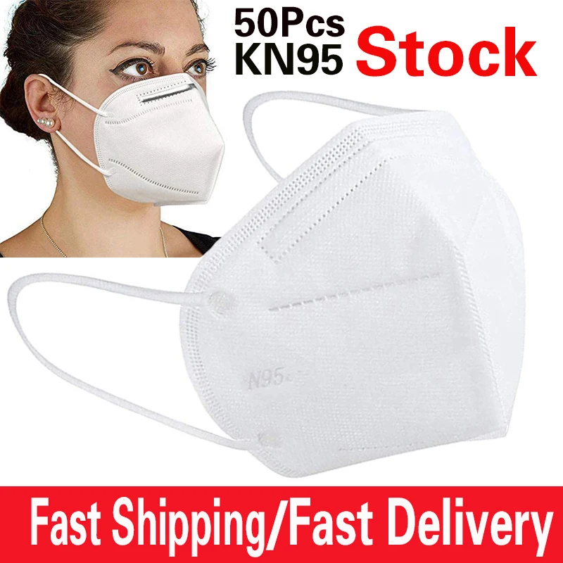 

Fast Delivery KN95 Protection Dustproof Anti-fog And Breathable Hot Face Masks N95 Mask 95% Filtration Features Mouth Face Mask