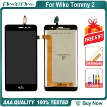 Флип-кейс для Wiko Tommy 2 ЖК-дисплей и сенсорным экраном Экран планшета с рамка дисплея Экран модуль аксессуары для сборки Инструменты для ремонта