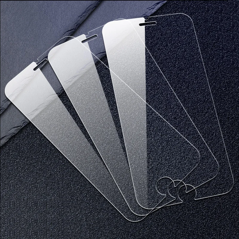 100Pcs HD Tempered Glass For iphone 12 Mini 11 Pro Max XS XR Max X 8 7 6 Plus 5S SE2 Clear Screen Protector Explosion-proof Film