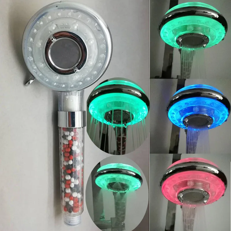 

Negative Ion Multi-functional Shining Shower LED Hand-Held Three Feature Nozzle Adjustable Water Extractor-Boiling Water SDS-A29