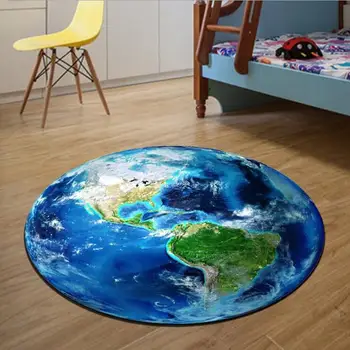 

50 Carpet 3D Print Earth Planet Soft Carpets Anti-slip Rugs Computer Chair Mat Floor Mat for Kids Room Home Decor