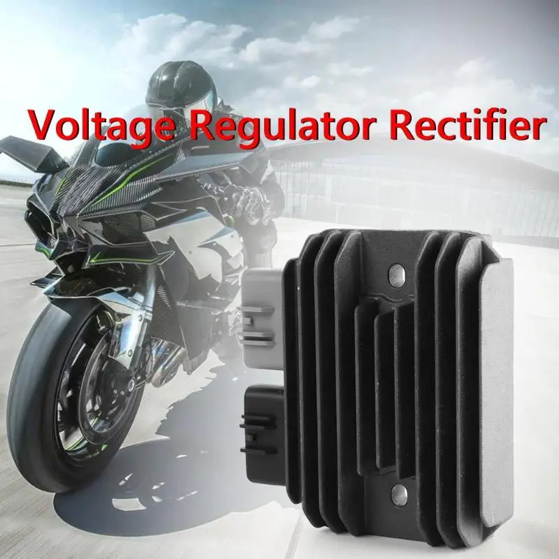 Регулятор выпрямителя Для Kawasaki ZX-10R NINJA ZX1000 2004 2005 2006 2007 Черный алюминиевый аксессуары для мотоциклов