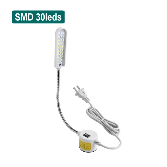 Industrial Lighting Sewing Machine LED Lights Multifunctional Flexible Work Lamp Magnetic Sewing light for Drill Press Lathe SMD 2835 30leds