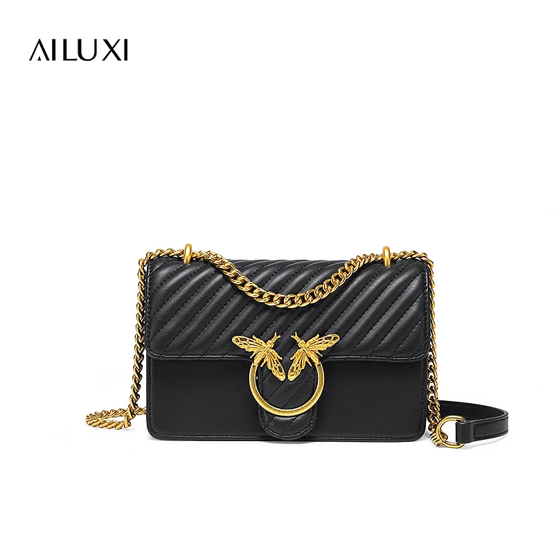 

2019 Fall Fashion Trend Retro Bag Swallow Shape Decoration Girl Diagonal Cross Bag