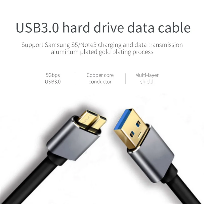USB 3,0 кабель USB удлинитель типа A Micro B кабель синхронизации данных код для внешнего жесткого диска HDD samsung S5 Note 3 супер скорость