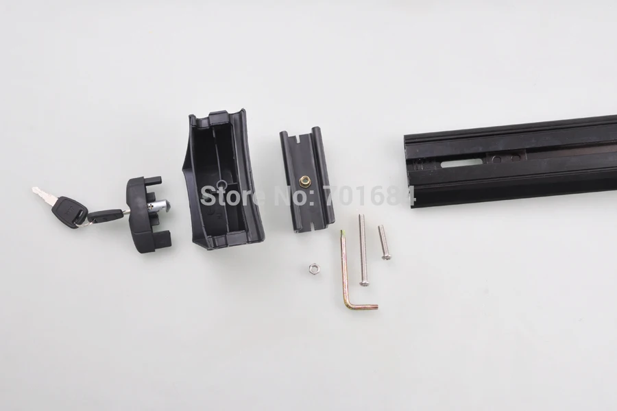 Кроссовые рейки Wotefusi для багажника на крыше рельсовые + замок Jeep Grand Cherokee 2011 2012 2013