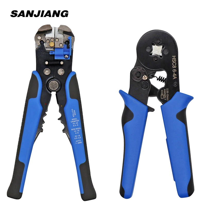 Automatic Cable Wire Stripper Crimping Plier Hand Tools Cutter Stripping Crimper 