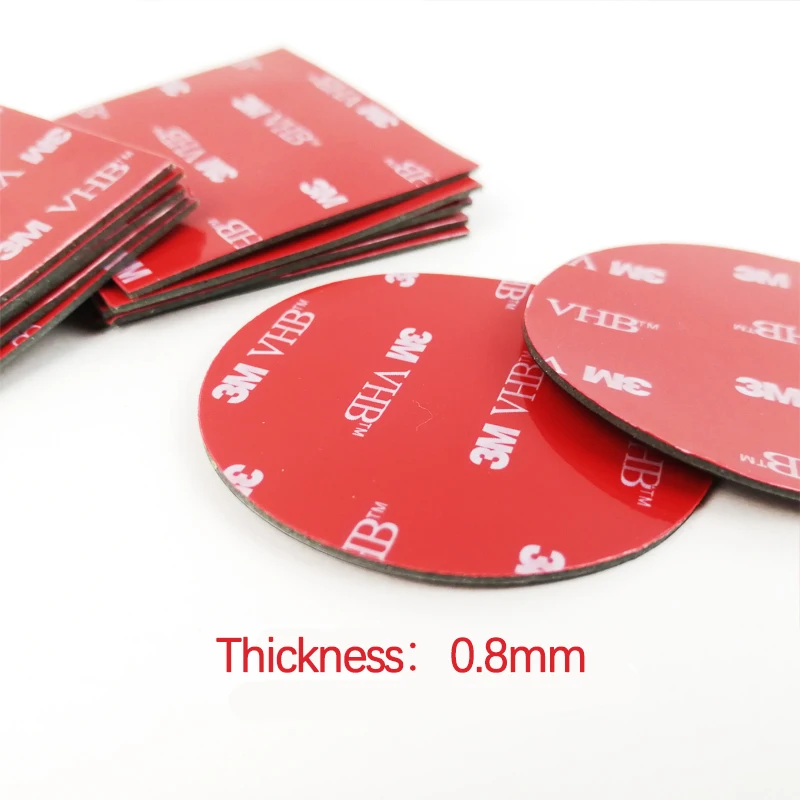 3M Super Strong VHB Double Sided Tape Waterproof No Trace Round Self Adhesive Acrylic Pad Two Sides Sticky For Home/Car