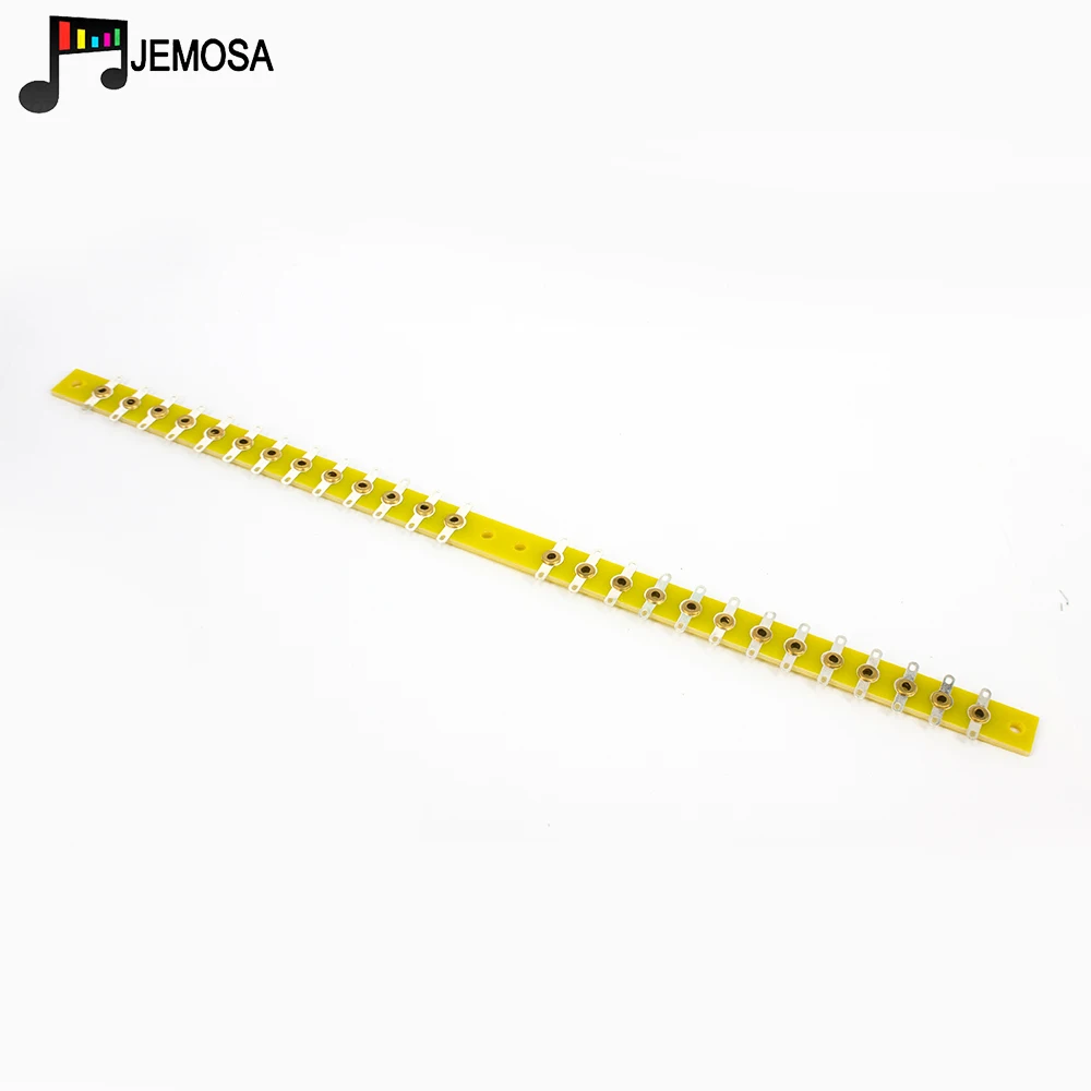 26-Post Yellow 2PCS DIY Project Audio Tag Strip Tag Board Turret Board Terminal Lug Board For Vintage Tube Amplifier Double-head Soldering - Цвет: 26-Post Yellow