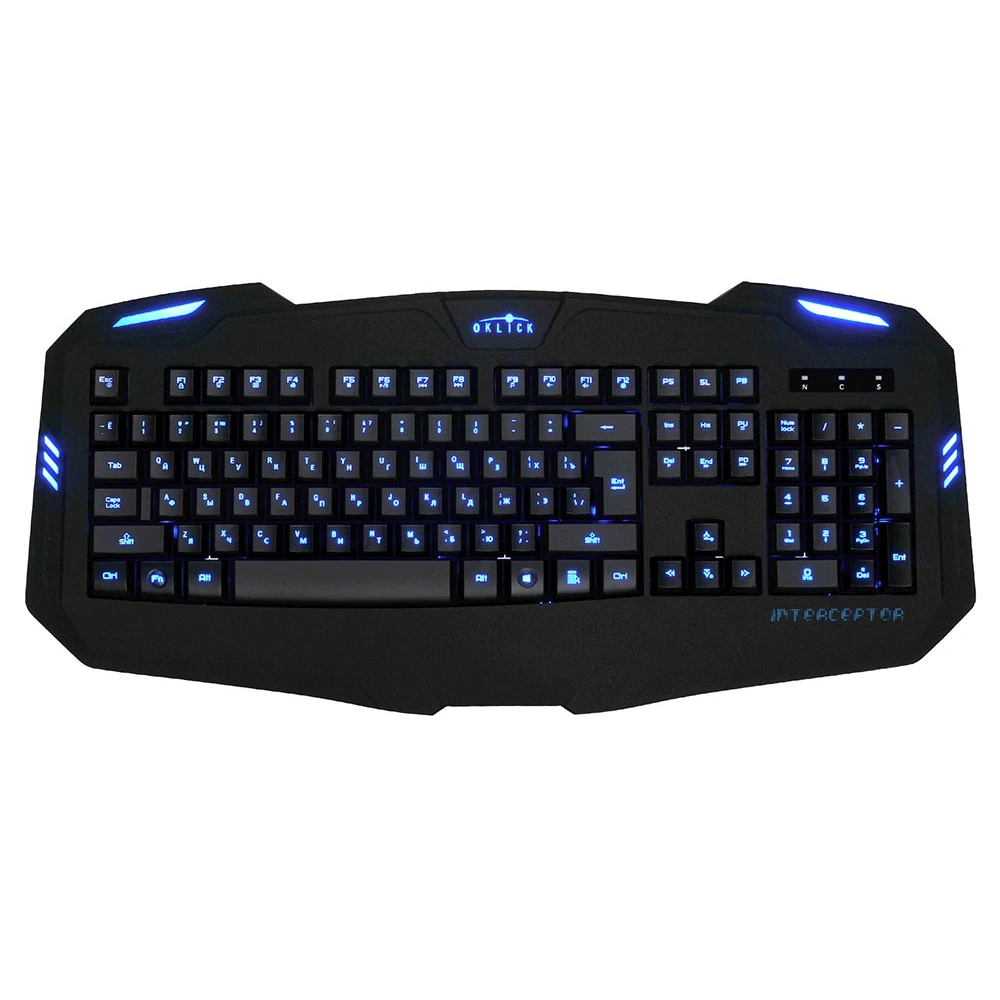 Клавиатура OKLICK 730G INTERCEPTOR, черный