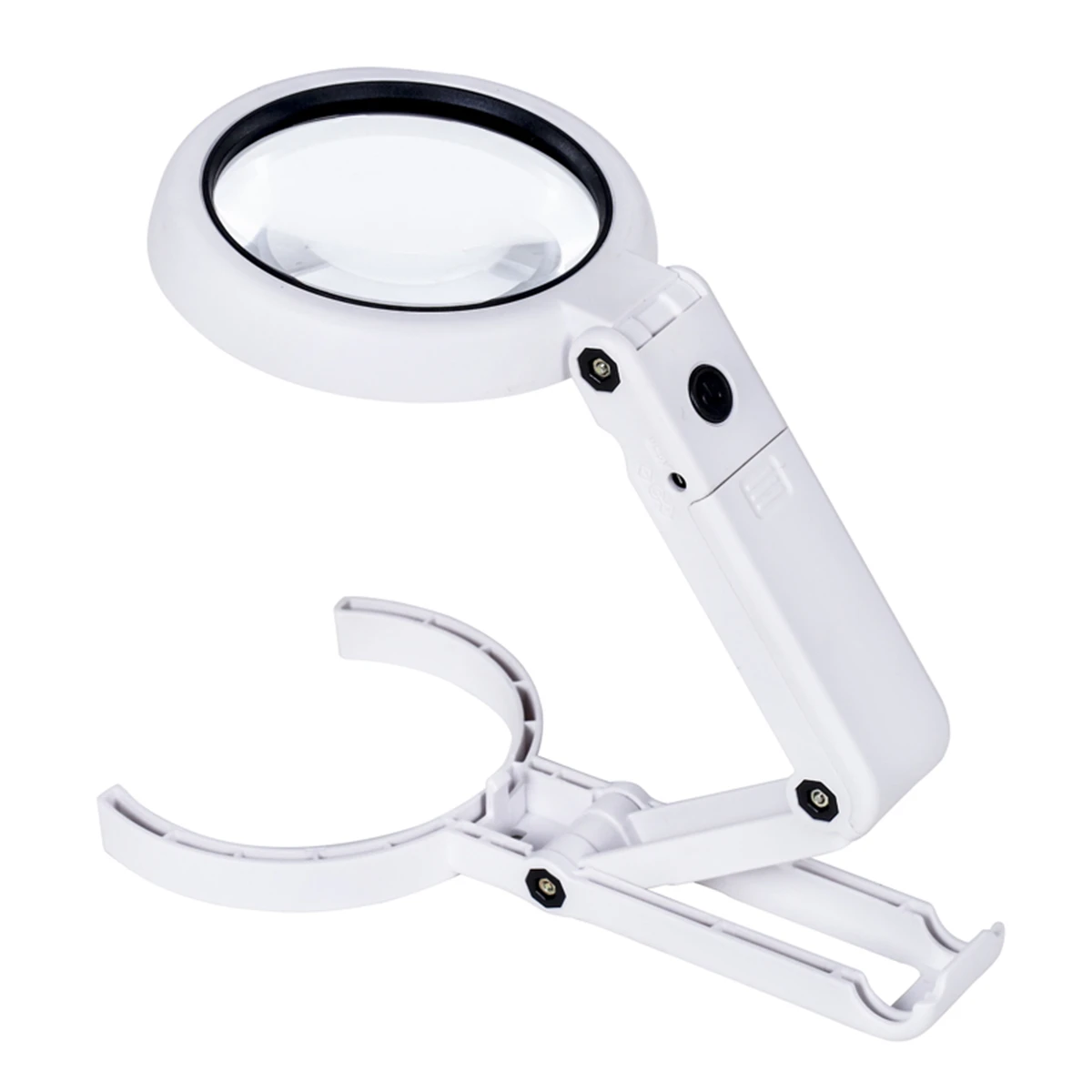 

5X 11X Lupa Loupe Magnifier Folding Lamp Reading Portable Handheld Illuminated Magnifying Glass With 8 LED Lights for Newspaper
