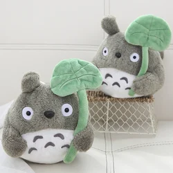 Desenhos animados meu vizinho totoro animal pelúcia travesseiro tecido de enchimento confortável brinquedo macio completo decoração do quarto do bebê pingente feriado gif
