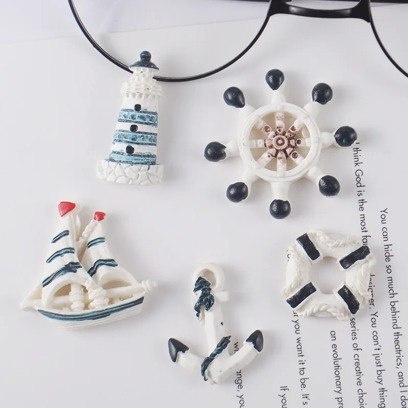 Resin Ocean Ship Lighthouse Rudder Ship Spear Slime Playdough Tools Sand Interactive Toys for Children Slime Accessories Model Resin Ocean Ship Lighthouse Rudder Ship Spear Slime Playdough Tools Sand Interactive Toys for Children Slime Accessories Model