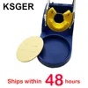 KSGER  T12 Soldering Iron Tips Standar T12 Iron Tips Holder With A Round Sponge ► Photo 1/6