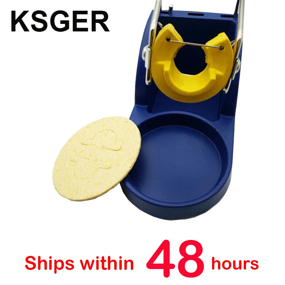 KSGER T12 наконечники для паяльника стандартный держатель жал с круглой губкой|t12 iron