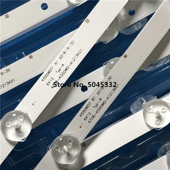 

12 set/lot 55PUF6051/T3 55 ''backlight Luz tira para LE55D8800 4708-K550WD-A3213K31 4708-K550WD-A3213K21