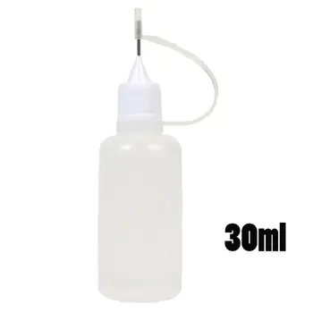 

10Pcs 30ml Portable Needle Tip Squeezable Liquid Filling Droppr Bottles with Cap