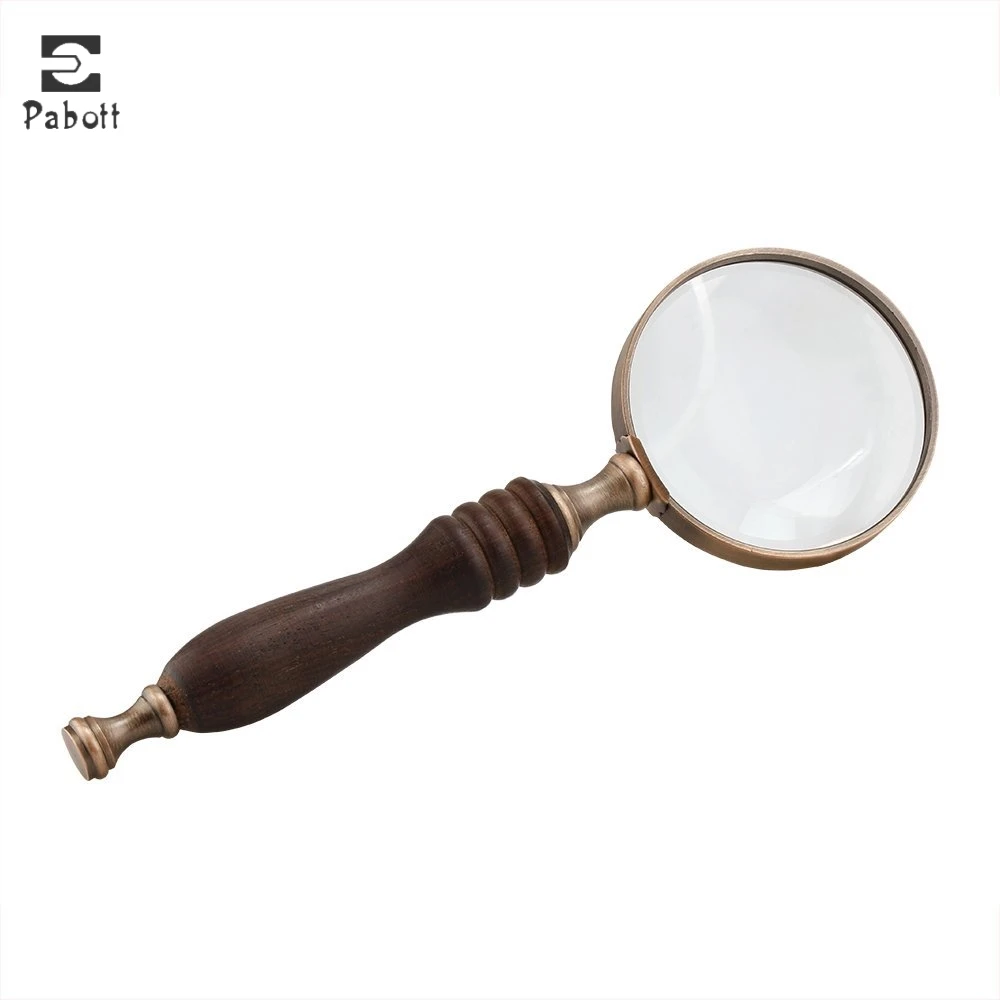

Handheld Magnifier Antique 10X Reading Magnifying Glass Loupe Magnifier For Rocks, Map, Crossword Puzzle Hand tool