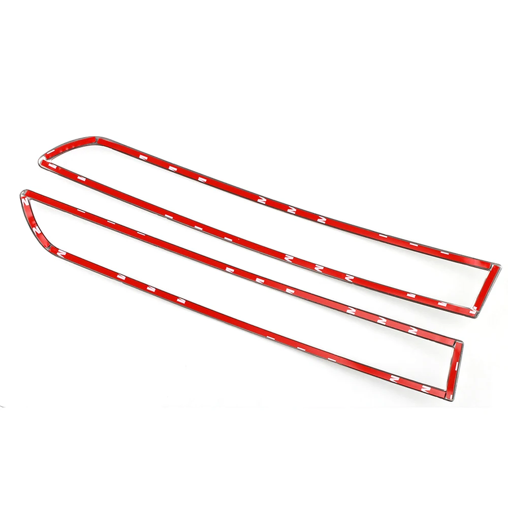 Car Exterior Rear Fog Lamp Taillight Cover Decoration Frame 2Pcs for Skoda Kodiaq 2016 - 2020 Styling Accessories