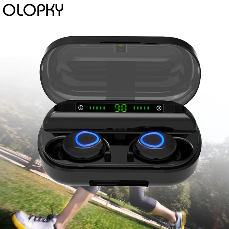

Bluetooth Earphone TWS With Microphone LED Display Wireless Bluetooth Headphones Earphones Waterproof Noise Cancelling Headsets