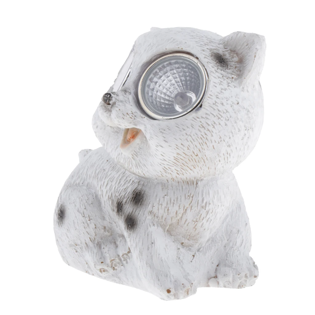 Resin Animal Solar Figurine Lights Garden Decor LEDs Small Outdoor Lighting for Yard Patio Lawn Solar Powered Light Yard