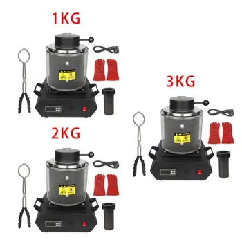 

110V Digital Electric Melting Furnace for Melting Scrap, Silver, Gold, Copper