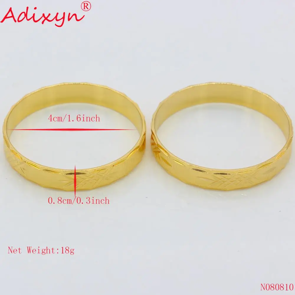 Adixyn декоративный узор детский браслет цвета золота 7 5 $/2 шт браслеты &quotДубай&quot