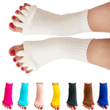 

Fitness Massage Separator Five Toe Socks Sleeping Fingers Healthy Feet Care Socks Soft Pain Relief Socks 1 pair
