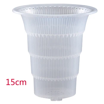 

Garden Planter Outdoor Drain With Holes Container Clear Orchid Nursery Reusable Tool Flower Pot Desktop Simple Home