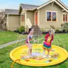 Sprinkler Splash Pad, 68inch Water Splash Play Mat Toddler Water Toys Outdoor Fountain Play Mat for Boy Girl Kids Outdoor Party ► Photo 3/6
