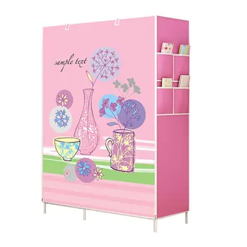 

Simple Wardrobe Storage Closet Hanging Wardrobe Reinforcement Combination