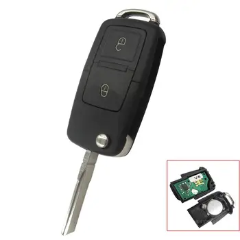 

2Button Remote Control Car Entry Key suit for vw passat b6 48 Chips 434 Frequency Automoble Keyless Entry System car accessories