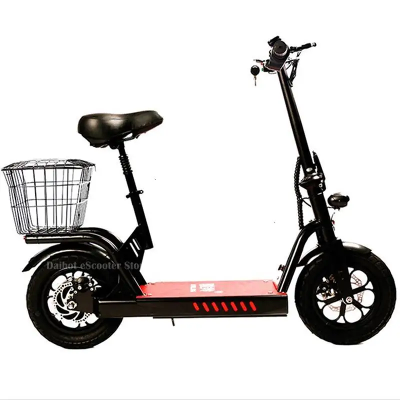 Daibot Electric Bike 400W 48V Two Wheels Electric Scooters 12 Inch Folding Powerful Electric Scooter 20AH Max Range 80KM (17)
