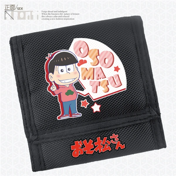 Osomatsu San кошелек с отделением для фотографий и монет на молнии Стандартный кошелек - Цвет: A