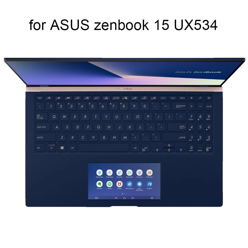 

Keyboard Covers for ASUS zenbook 15 UX534 FA UX534FT UX533 vivobook S15 S532 new 2020 clear silicone skin protector cover TPU