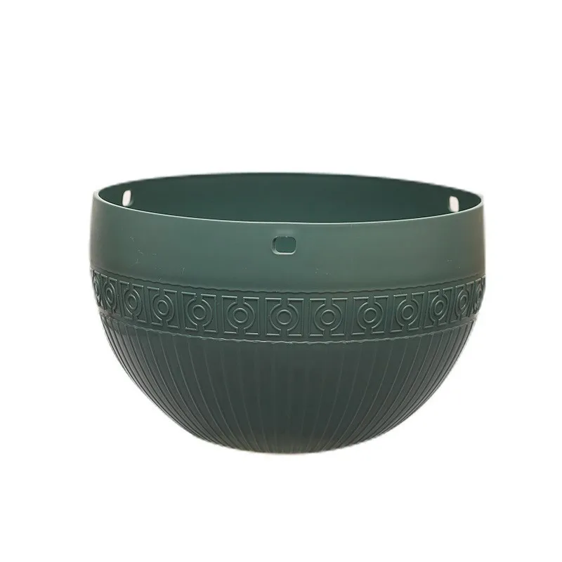Imitation Rattan Hanging Basket  Flower Pot Chain  Basin  Economic Hydroponic Plants Plant Grow Basin Home Garden Decoration