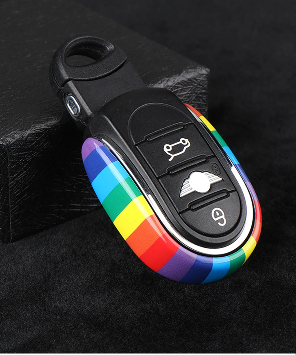 Car Styling Key Case Cover Chain Union Jack Decoration For BMW Mini Cooper S JCW One D F54 F55 F56 F57 F60 Car Accessories