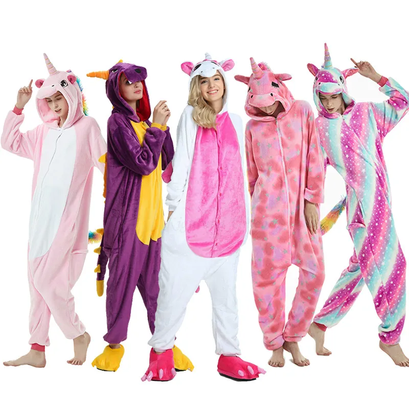 Для взрослых в виде животного Стич единорога от Onesie пижамы для мальчиков и