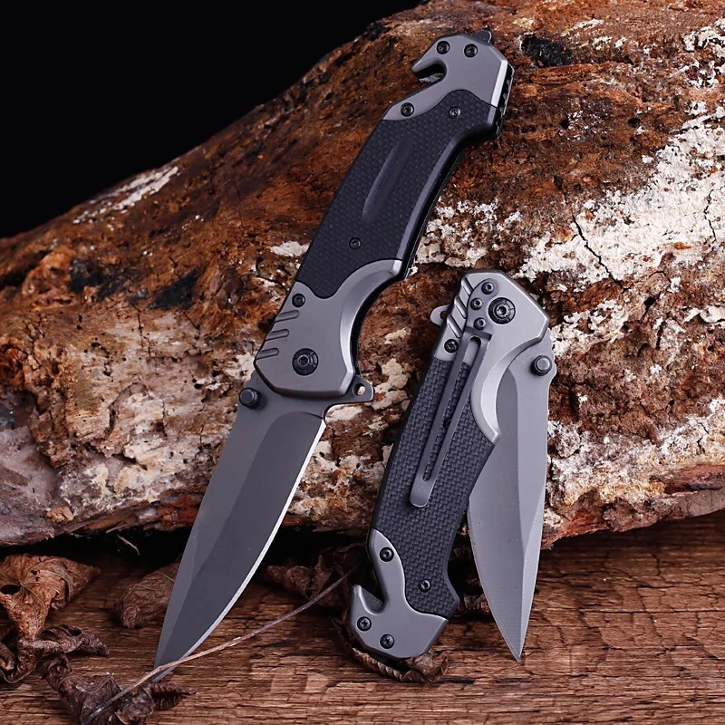

Folding Blade Knife 5Cr15Mov Outdoors Tool Camp Seek Survival High Hardness Switzerland Knives Field Existence Pocket Knife