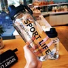 YOMDID Creative Water Bottle Glass Drink Bottles For Camping Hiking Climbing Sport Bottle Portable Bottle Drinkware Eco-friendly 3