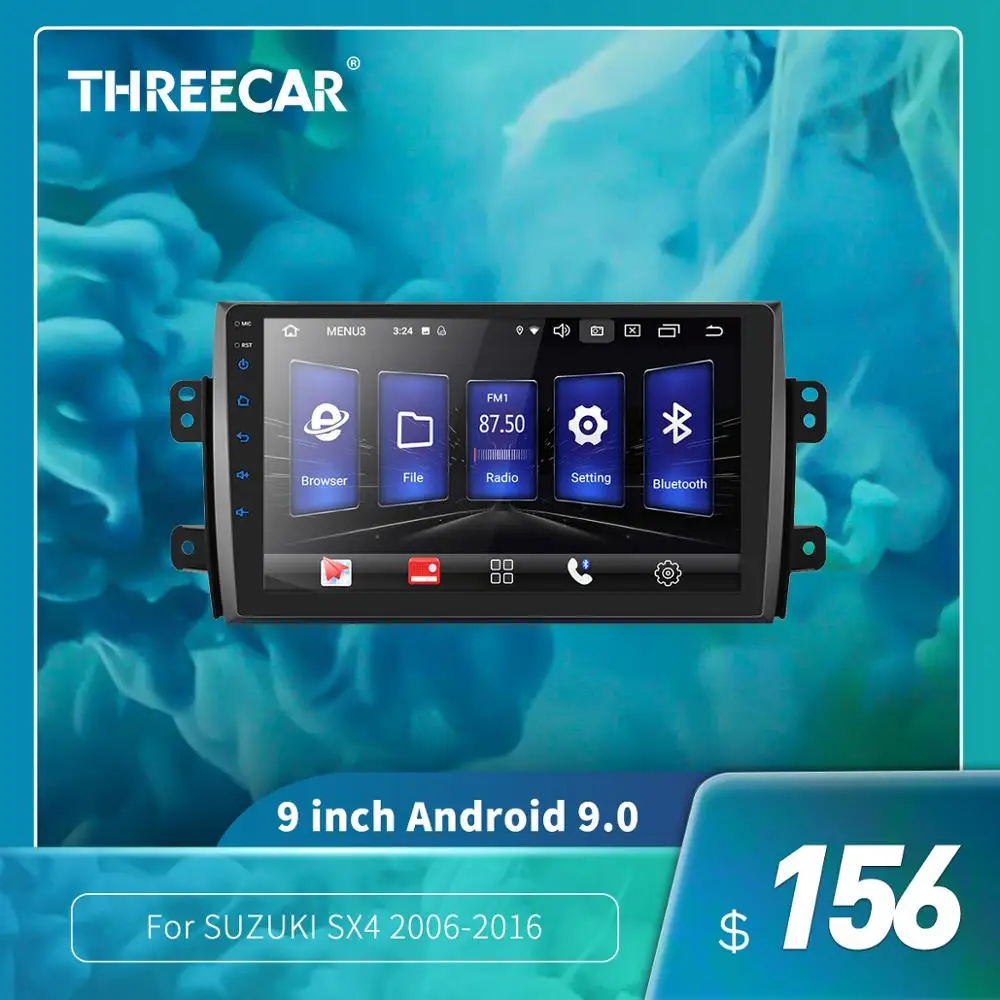 Автомагнитола 2DIN 9 дюймов Android 0/8 1 для SUZUKI SX4 2006 2016 автомобильное радио с GPS