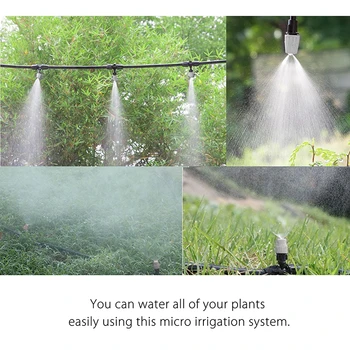 

Greenhouse Irrigation System Kit Swimming pool Garden Plant Watering Mister