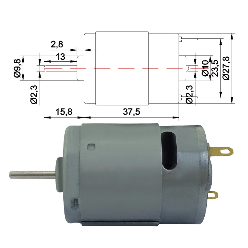 

DC 12V 4000rpm 24V 8000rpm Motor Mini Electric Metal DC 12 Volt V Micro Reverse CW/CCW High speed DC12V Voltage Motors DIY RS385